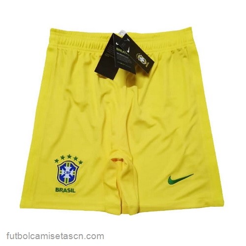 Pantalones Brasil 1ª 2020 Amarillo